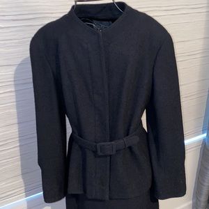 Chanel Black Vintage 2pc suit size FR 42